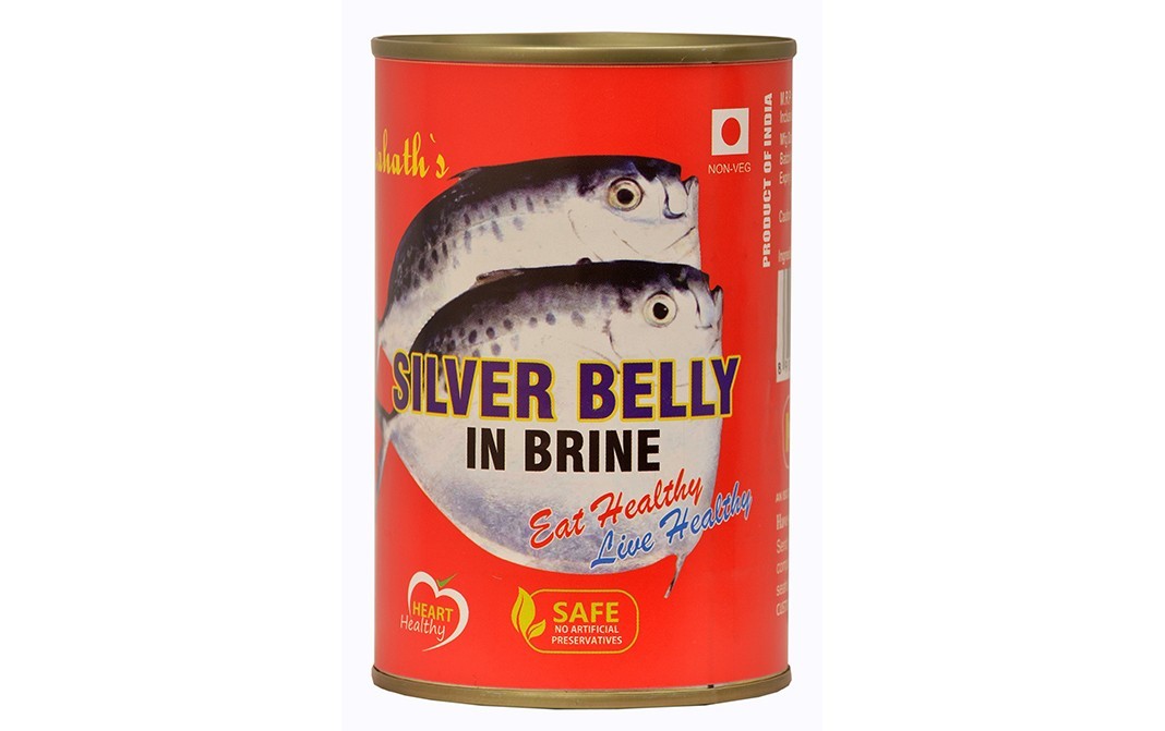 Seahath's Silver Belly In Brine    Tin  425 grams